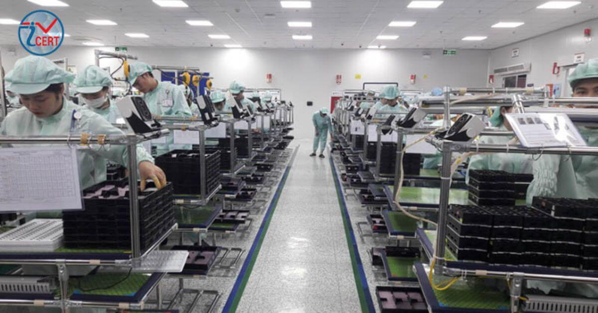 Hệ thống trang thiết bị, dây chuyền sản xuất hiện đại đạt tiêu chuẩn ISO 9001:2015 của Hojeong