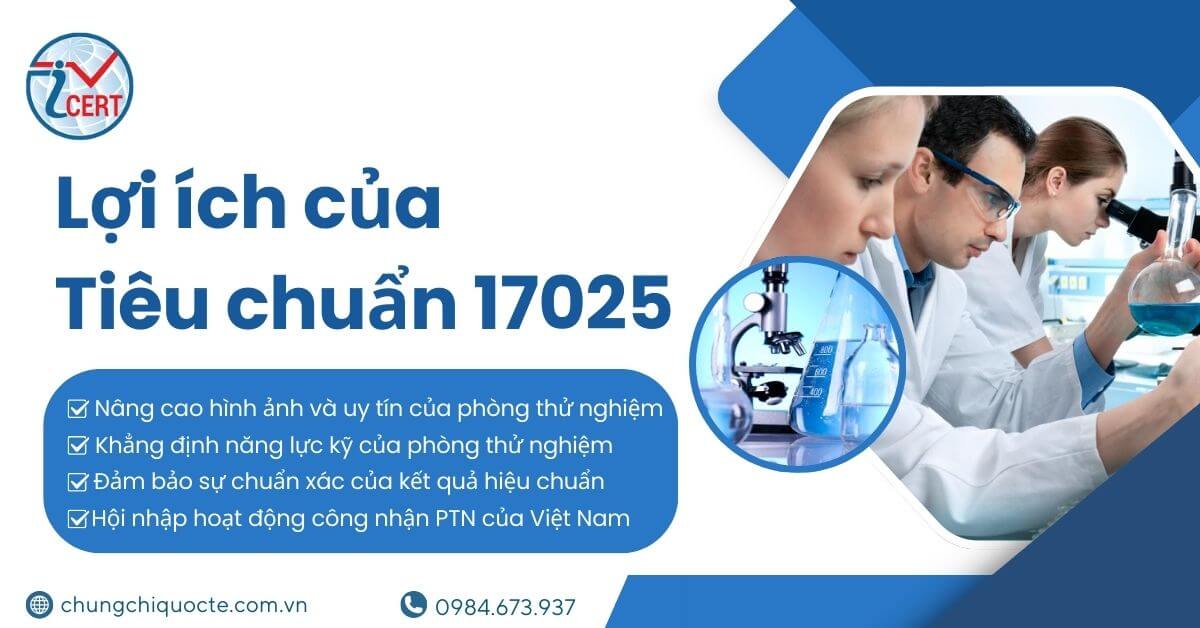 Lợi ích của tiêu chuẩn ISO 17025:2017