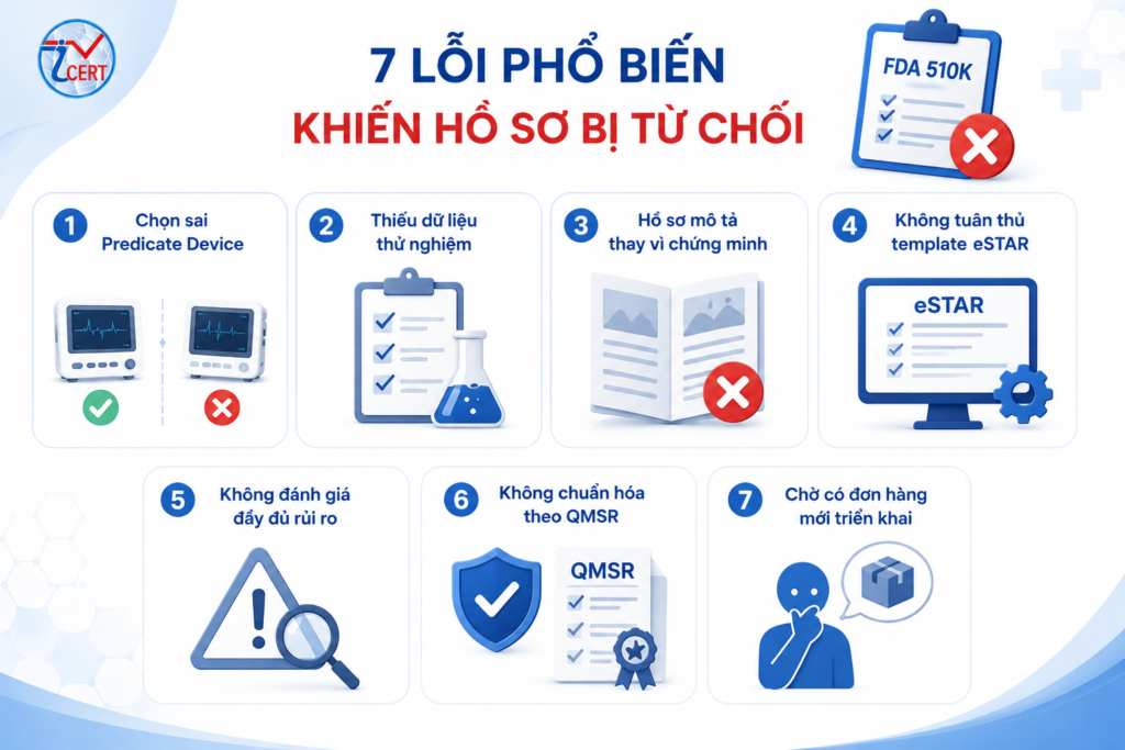 7 lỗi phổ biến khiến hồ sơ bị từ chối