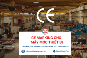 CE Marking cho máy móc thiết bị | Điều kiện, quy trình và cách đạt chuẩn xuất khẩu Châu Âu