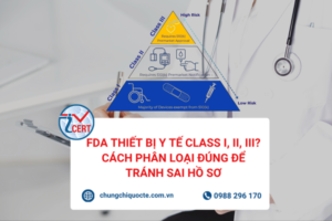 FDA y tế | FDA thiết bị y tế Class I, II, III là gì? Cách phân loại đúng để tránh sai hồ sơ