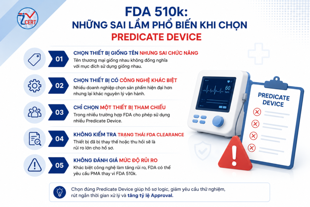 Sai lầm khi chọn predicate device