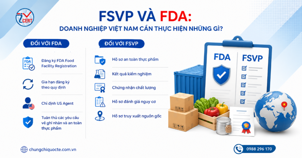 FSVP và FDA: Doanh nghiệp Việt Nam cần thực hiện những gì?
